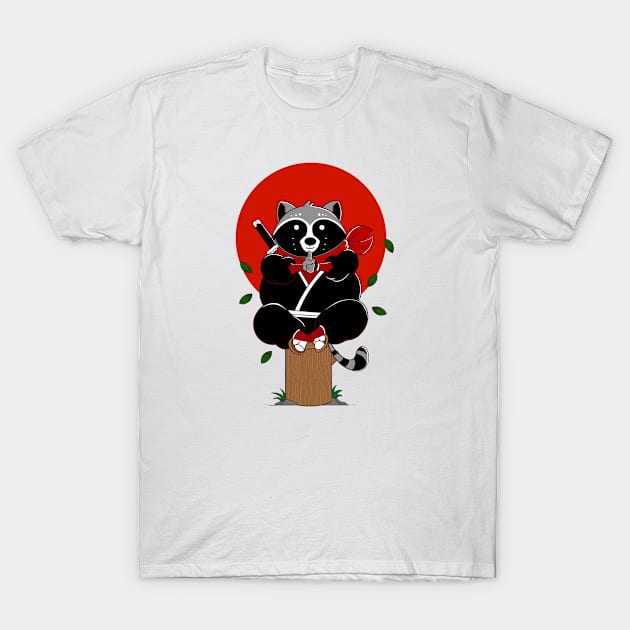 Trash Ninja T-Shirt by Artthree Studio